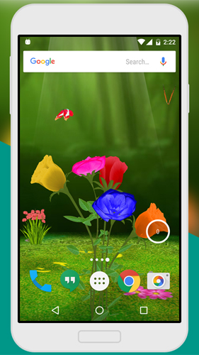 Скриншот Rose 3D by Live Wallpaper. Скачать живые обои на Андроид планшеты и телефоны.