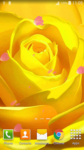 Rose 3D by Lux Live Wallpapers - скріншот живих шпалер для Android.