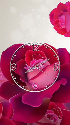 Rose: Analog clock