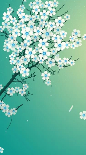 Sakura by Xllusion für Android spielen. Live Wallpaper Sakura kostenloser Download.