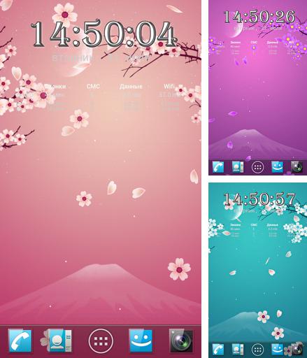 Kostenloses Android-Live Wallpaper Sakura Pro. Vollversion der Android-apk-App Sakura pro für Tablets und Telefone.
