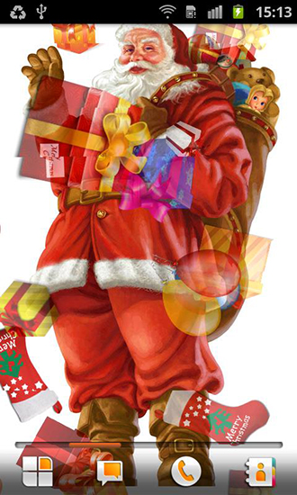 Santa Claus - безкоштовно скачати живі шпалери на Андроїд телефон або планшет.