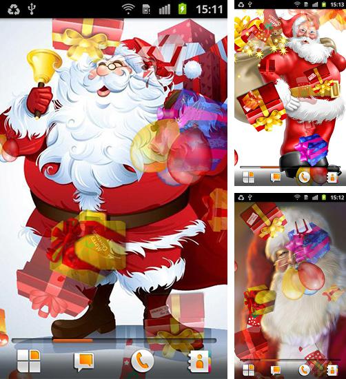 Kostenloses Android-Live Wallpaper Santa Claus. Vollversion der Android-apk-App Santa Claus für Tablets und Telefone.