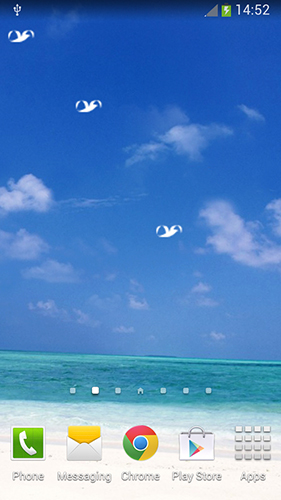 Screenshots do Mar para tablet e celular Android.