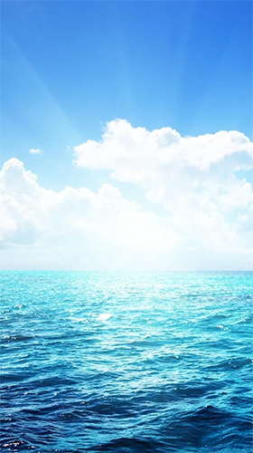 Sea and sky - скріншот живих шпалер для Android.
