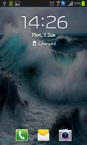 Capturas de pantalla de Sea waves para tabletas y teléfonos Android.