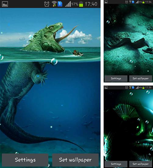 Download live wallpaper Seas monsters for Android. Get full version of Android apk livewallpaper Seas monsters for tablet and phone.