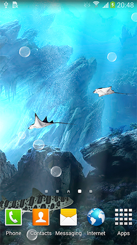 Sharks 3D by BlackBird Wallpapers - бесплатно скачать живые обои на Андроид телефон или планшет.