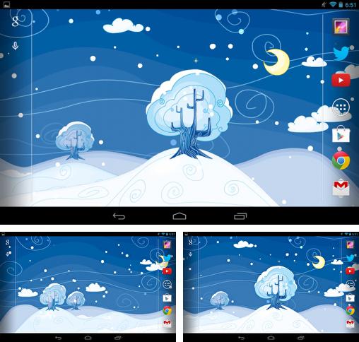 Alem do papel de parede animado Brilho para telefones e tablets Android, voce tambem pode baixar Noite siberiana, Siberian night gratuitamente.