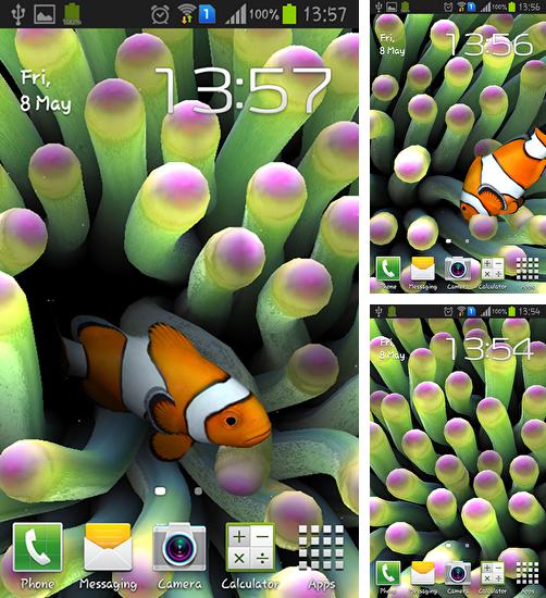 Kostenloses Android-Live Wallpaper Sim Aquarium. Vollversion der Android-apk-App Sim aquarium für Tablets und Telefone.