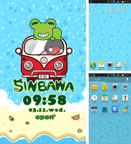 Kostenloses Android-Live Wallpaper Sinbawa auf dem Strand. Vollversion der Android-apk-App Sinbawa to the beach für Tablets und Telefone.