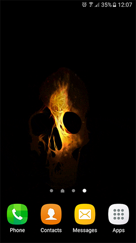 Screenshots of the Skull for Android tablet, phone.