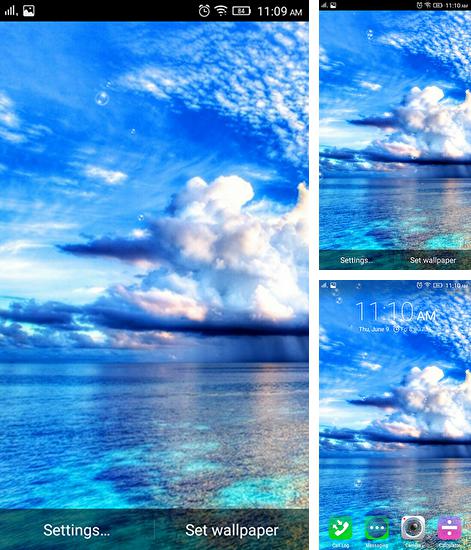 Zusätzlich zum Live Wallpaper Papagai für Android Mobiltelefone und Tablets, können Sie auch Sky and sea, Himmel und Meer kostenlos herunterladen.