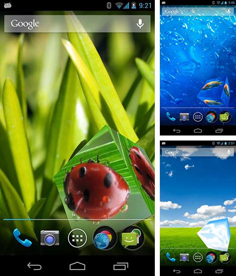 In addition to live wallpaper Nyan droid for Android phones and tablets, you can also download Smart cube for free.