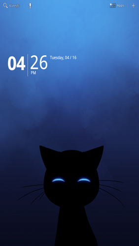 Kostenloses Android-Live Wallpaper Listige Katze. Vollversion der Android-apk-App Sneaky Cat für Tablets und Telefone.