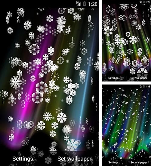 In addition to live wallpaper Aquarium by Cowboys for Android phones and tablets, you can also download Snow 3D for free.