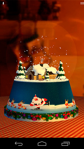 Screenshots of the Snow globe 3D for Android tablet, phone.