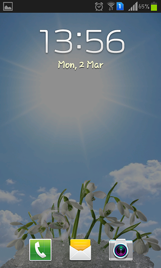 Screenshots of the Snowdrops for Android tablet, phone.
