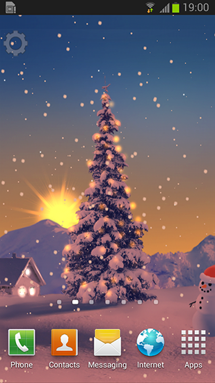 Screenshots do Queda de neve 2015 para tablet e celular Android.