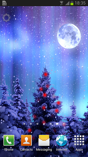 Screenshots of the Snowfall 2015 for Android tablet, phone.