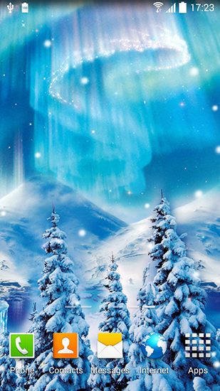 Screenshots von Snowfall by Blackbird wallpapers für Android-Tablet, Smartphone.