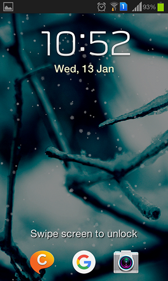 Screenshots von Snowfall by Divarc group für Android-Tablet, Smartphone.