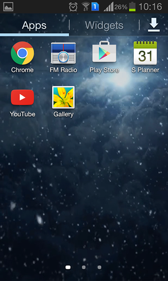 Téléchargement gratuit de Snowfall night pour Android.