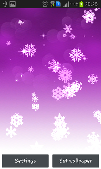Télécharger le fond d'écran animé gratuit Cristal de neige . Obtenir la version complète app apk Android Snowflake pour tablette et téléphone.