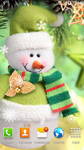 Fondos de pantalla animados a Snowman by BlackBird Wallpapers para Android. Descarga gratuita fondos de pantalla animados Muñeco de nieve .
