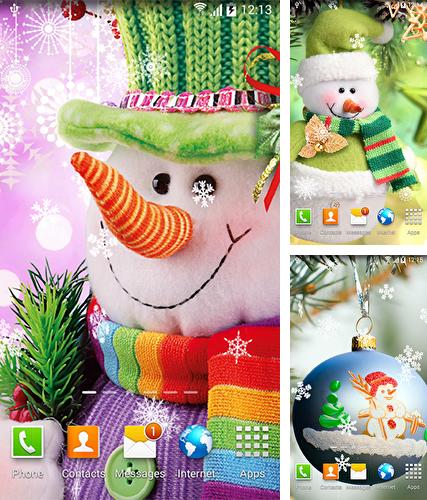 Snowman by BlackBird Wallpapers - бесплатно скачать живые обои на Андроид телефон или планшет.