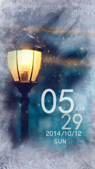 Téléchargement gratuit de Snowy night pour Android.