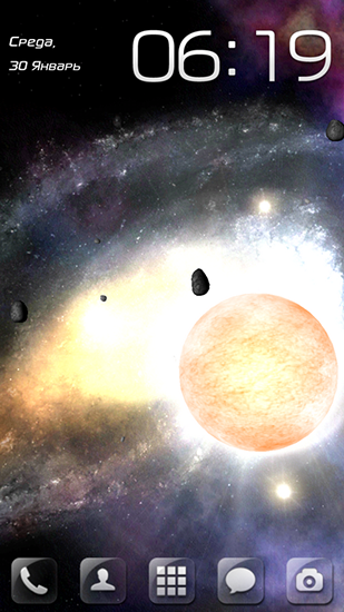 Screenshots of the Solar system HD deluxe edition for Android tablet, phone.