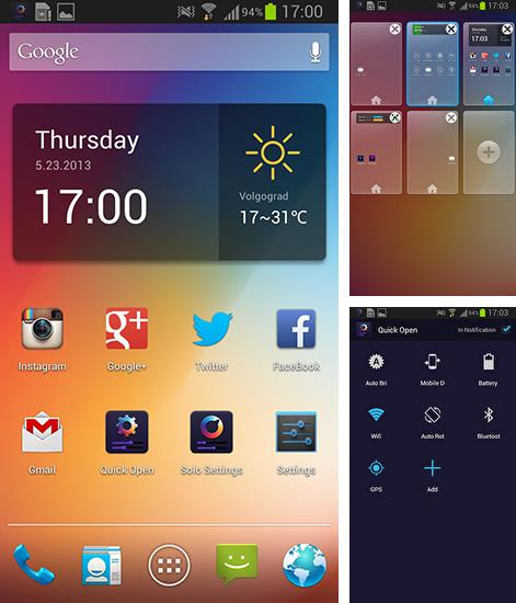 Download live wallpaper Solo launcher for Android. Get full version of Android apk livewallpaper Solo launcher for tablet and phone.