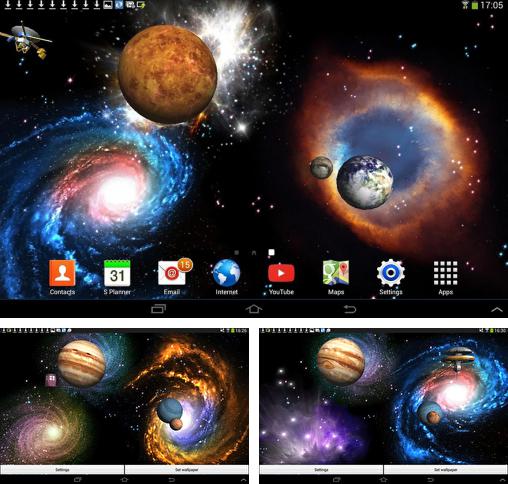 Descarga gratuita fondos de pantalla animados Cosmos 3D para Android. Consigue la versión completa de la aplicación apk de Space 3D para tabletas y teléfonos Android.