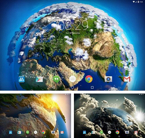 In addition to live wallpaper Snow HD deluxe edition for Android phones and tablets, you can also download Space clouds 3D for free.