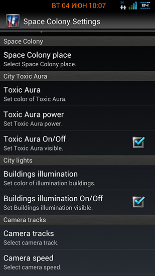 Screenshots von Space colony für Android-Tablet, Smartphone.