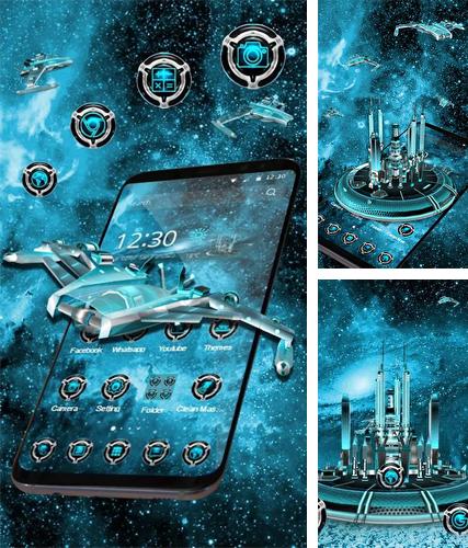 Kostenloses Android-Live Wallpaper Space Galaxie 3D. Vollversion der Android-apk-App Space galaxy 3D für Tablets und Telefone.