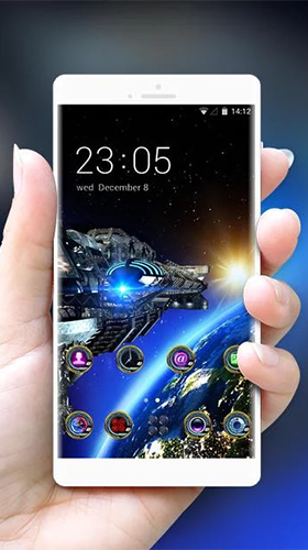 Space galaxy 3D by Mobo Theme Apps Team - безкоштовно скачати живі шпалери на Андроїд телефон або планшет.