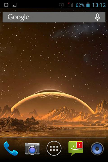 Space Mars: Star für Android spielen. Live Wallpaper Space Mars: Stern kostenloser Download.