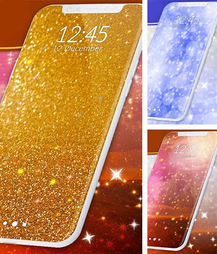 Sparkling glitter - бесплатно скачать живые обои на Андроид телефон или планшет.