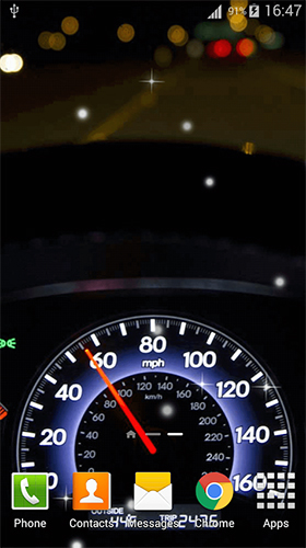 Speedometer - бесплатно скачать живые обои на Андроид телефон или планшет.