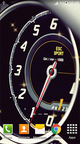 Screenshots of the Speedometer for Android tablet, phone.