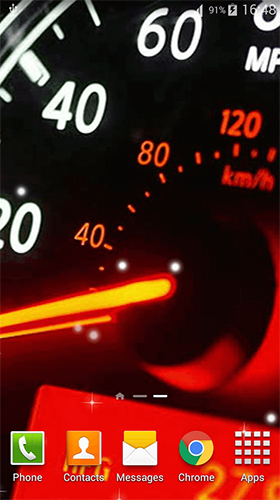 Screenshots of the Speedometer for Android tablet, phone.