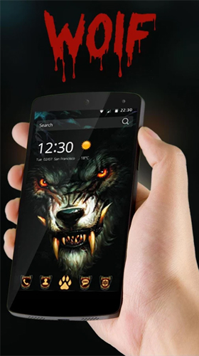 Spiky bloody king wolf - безкоштовно скачати живі шпалери на Андроїд телефон або планшет.