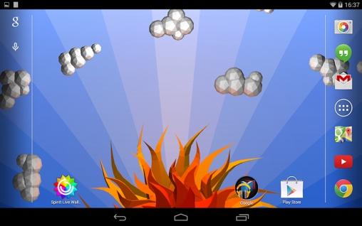 Papeis de parede animados Rotação para Android. Papeis de parede animados SpinIt para download gratuito.