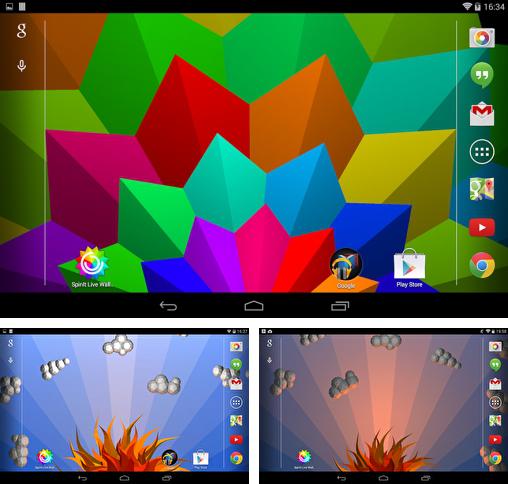 Kostenloses Android-Live Wallpaper SpinIt. Vollversion der Android-apk-App SpinIt für Tablets und Telefone.