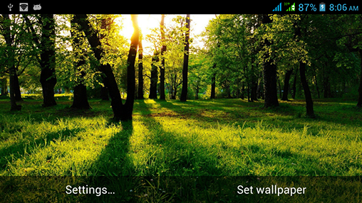 Fondos de pantalla animados a Splendid nature para Android. Descarga gratuita fondos de pantalla animados Hermosa naturaleza.