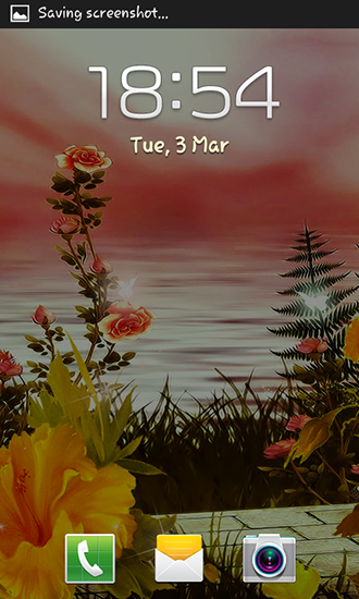 Скриншот Spring flowers: Magic. Скачать живые обои на Андроид планшеты и телефоны.