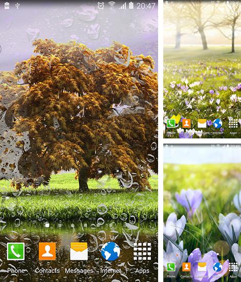 Download live wallpaper Spring landscapes for Android. Get full version of Android apk livewallpaper Spring landscapes for tablet and phone.