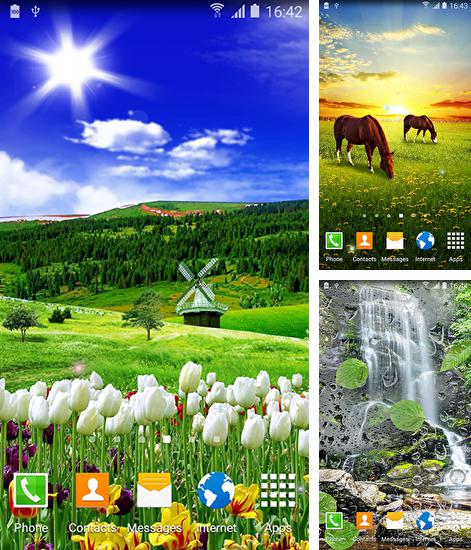 Download live wallpaper Spring nature for Android. Get full version of Android apk livewallpaper Spring nature for tablet and phone.